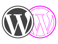 WordPress admin wireframe